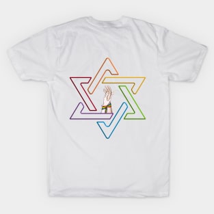 Star of David Lgbt Pride Gift T-Shirt